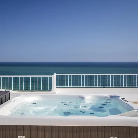 Apartment 5 Star Beach View In Porto De Mos 150 Metres From The Beach *